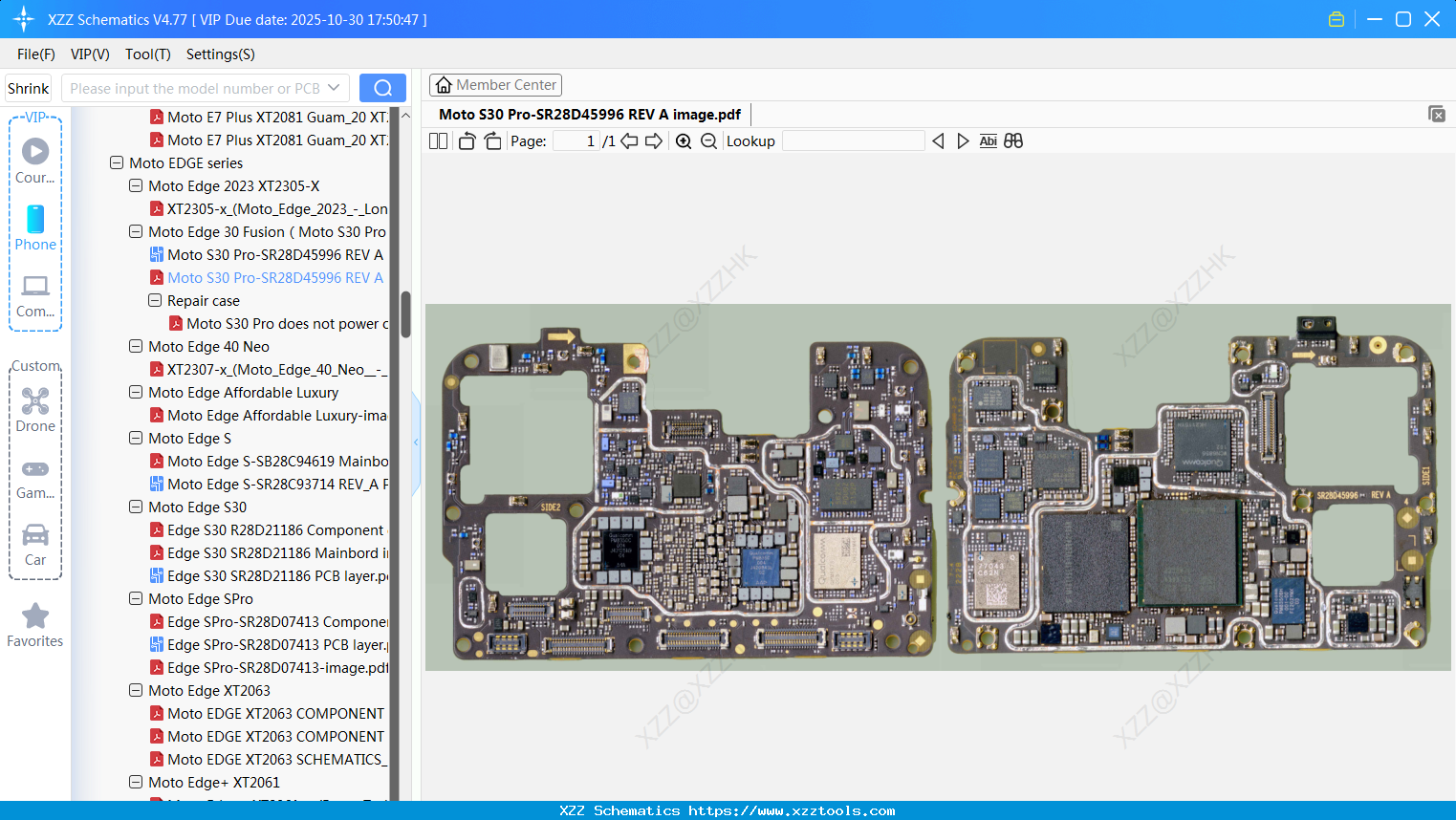 Motorola Moto S30 Pro-SR28D45996 REV A Image